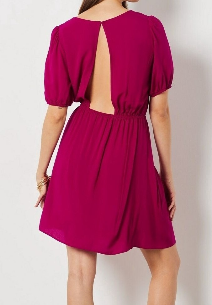 etam dress purple absolutely stunning whimsigoth fairy grunge plum