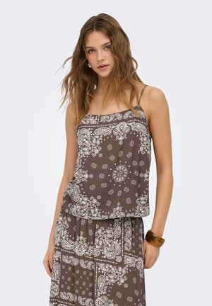 ONLY, Camisole ONLRAMSE Camisole - Bluse - chocolate martini