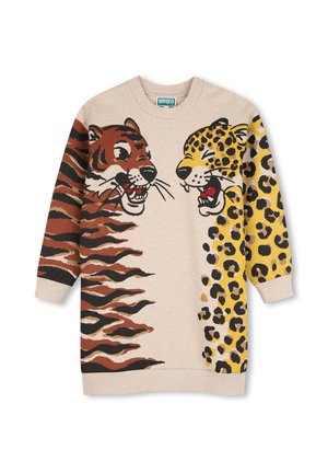 KENZO kids ROBE SWEATSHIRT - Robe de jour - biscuit