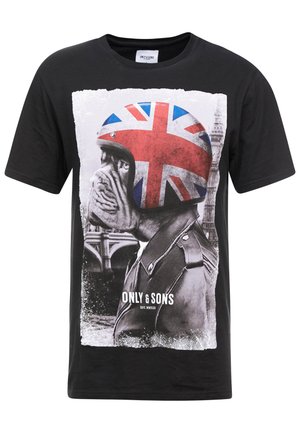 Print T-shirt - black