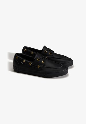 Vans, 2-EYELET BOAT SHOE UNISEX - Sejlersko - leather black