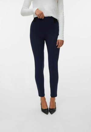 VMLILI HOHE TAILLE   - Leggings - Byxor - navy blazer