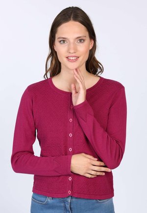 Strickjacke - red wine