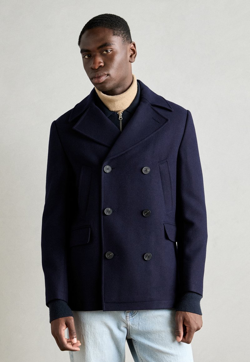 Isaac Dewhirst NEW SHORT PEACOAT SIDE ENTRY - Chaqueta de entretiempo - navy