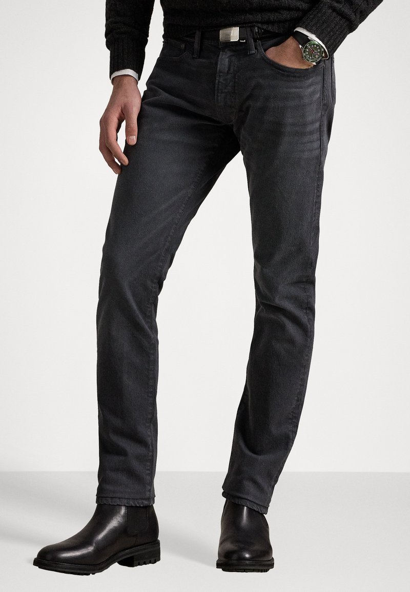 Polo Ralph Lauren SULLIVAN SLIM POLO PONY STRETCH JEAN  - Pieguloša piegriezuma džinsi - mechanic grey