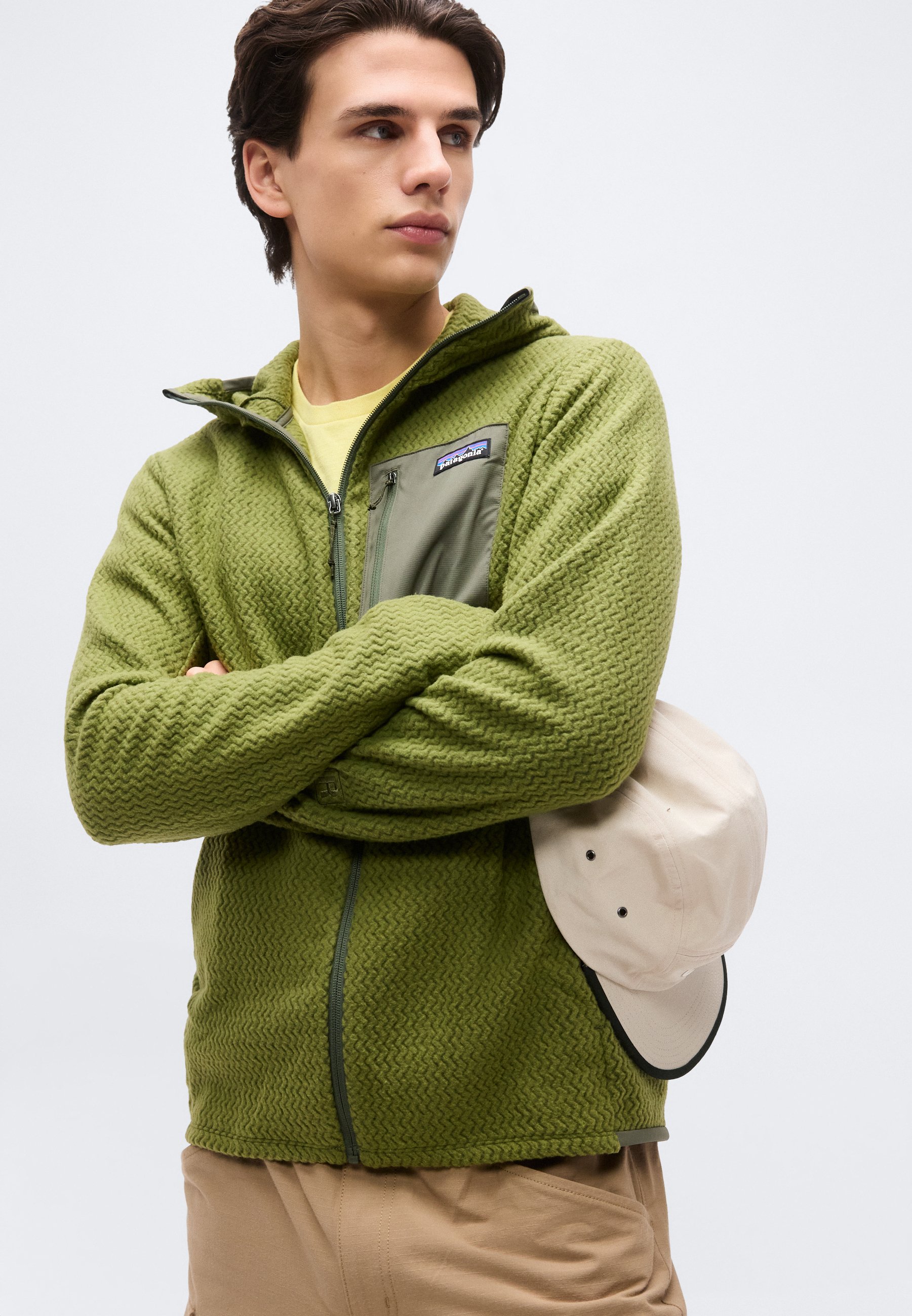 Patagonia FULL ZIP HOODY - Fleece jacket - caper green/green