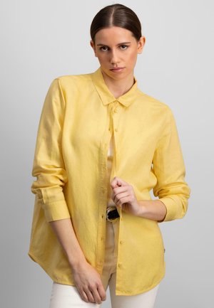 Overhemdblouse - banana