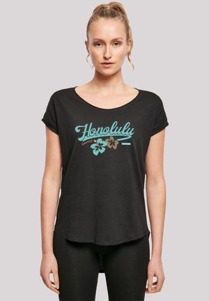HONOLULU - Print T-shirt - schwarz