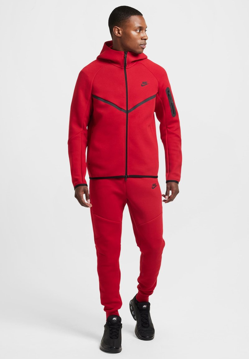 Nike Sportswear TECH FLEECE Felpa con zip gym red black/rosso