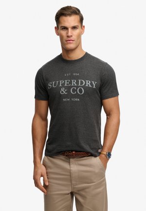 COMPANY  - Camiseta estampada - light charcoal marl