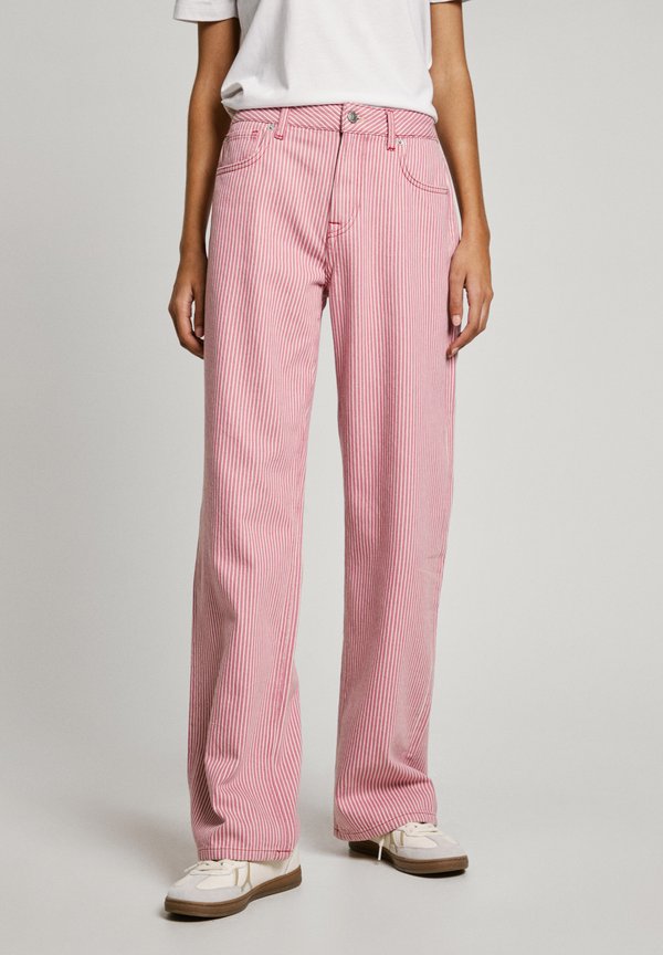 LOOSE STRIPE - Relaxed fit jeans - denim