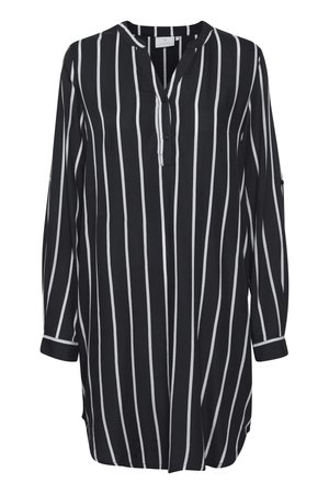 KAMARANA  - Robe de jour - black/chalk stripe