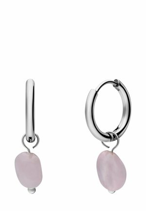 Oorbellen - silver-coloured/pink