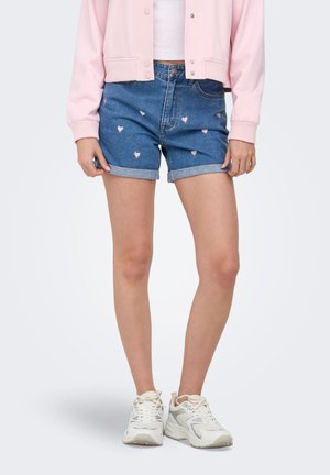 ONLY, ONLVEGA High waist Mom Fit - Short en jean - medium blue denim