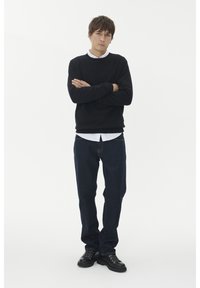 Matinique MIKE - Blugi drepți - dark rinse