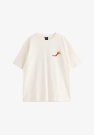 Lindex, LINDEX OVERSIZED T-SHIRT LINDEX - T-shirts print - off white