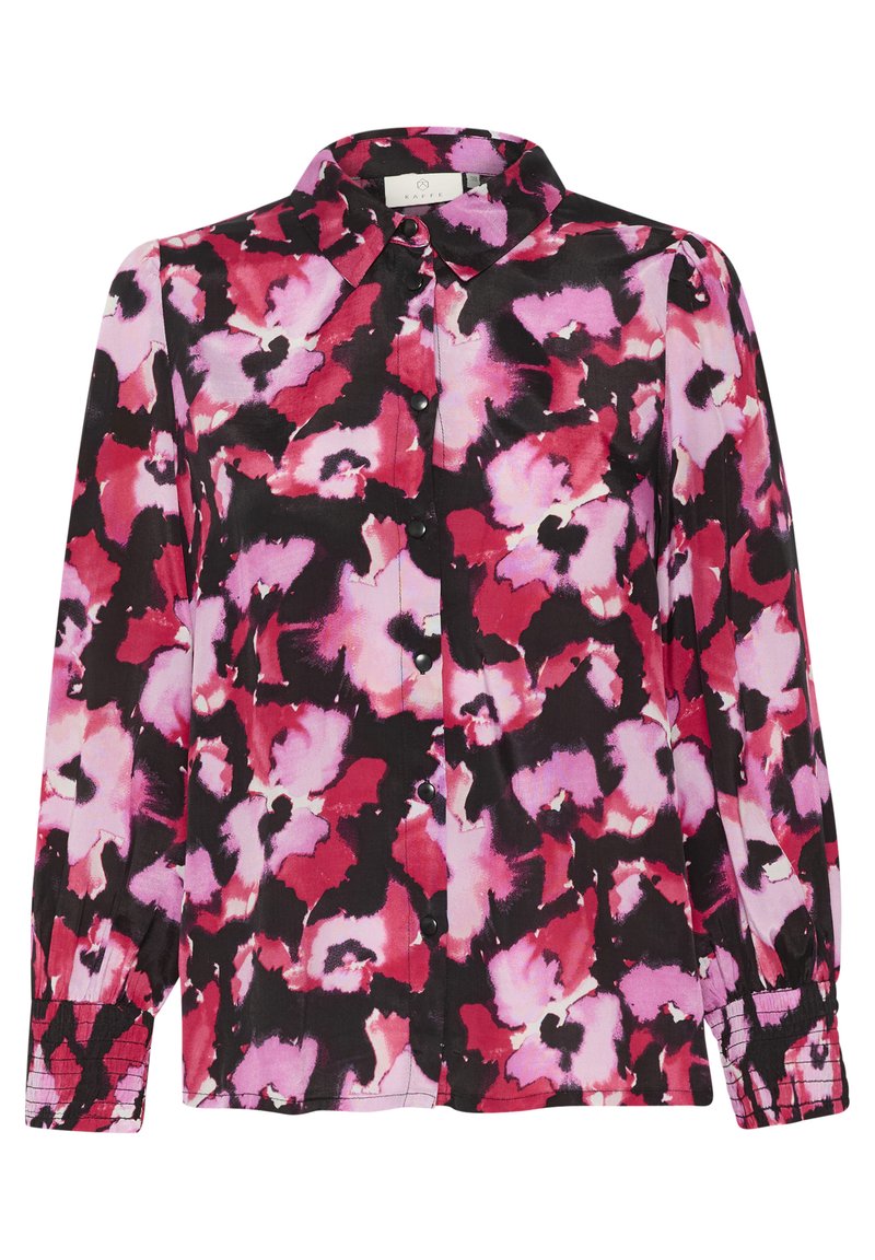 Kaffe Overhemdblouse gemêleerd donkerroze Kaffe Overhemdblouse gemêleerd donkerroze