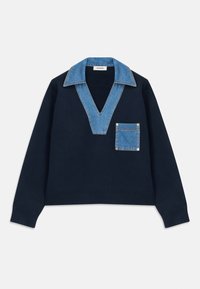 PULL AVEC COL VAREUSE  - Džemperis - marine