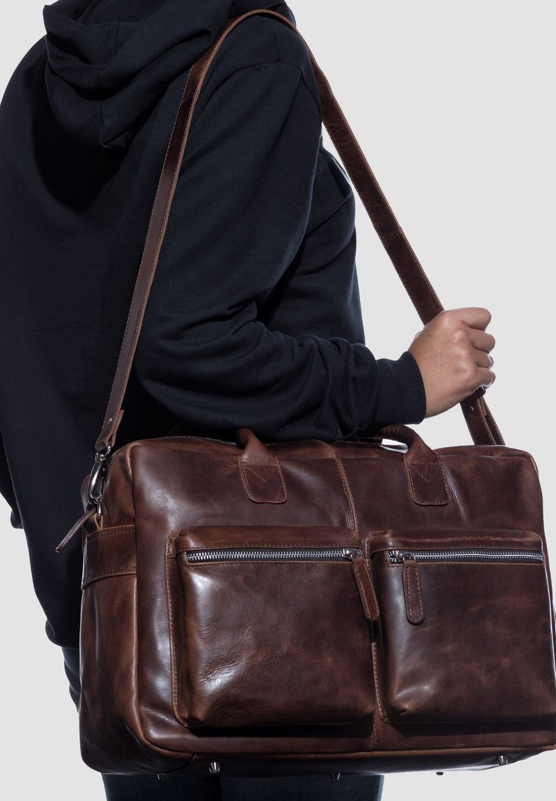 Sac A Main College BACCINI Sac à Dos Lisa | Compartiment 15" Laptop Cuir Véritable | Sacs Sac Baccini