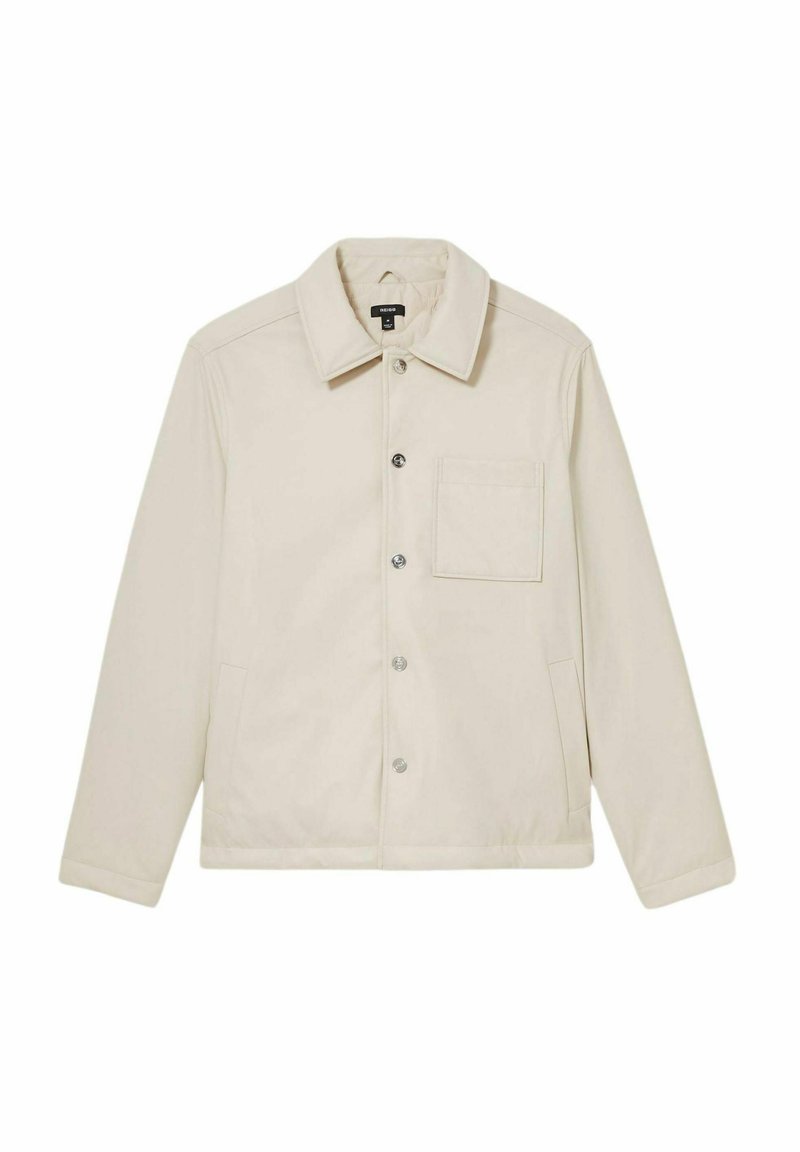 Reiss REGULAR FIT - HYDE PADDED TECHNICAL PRESS-STUD - Könnyű dzseki - stone