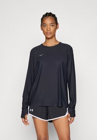 HOKA AIROLITE RUN LONG SLEEVE - Top dugih rukava - black