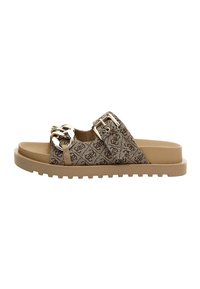 FATEMA LOGO 4G - Mules - marron multi
