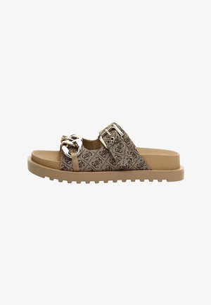 FATEMA LOGO 4G - Sandaler - marron multi