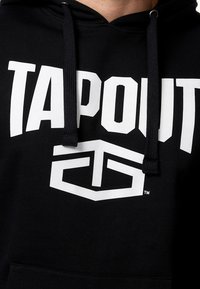 Tapout NORMALE PASSFORM ACTIVE BASIC  - Džemperis su gobtuvu - black white