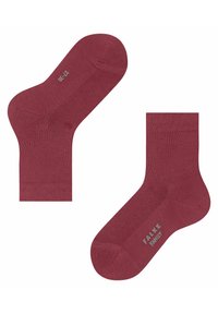 FALKE FAMILY - Socken - ruby/rot-meliert