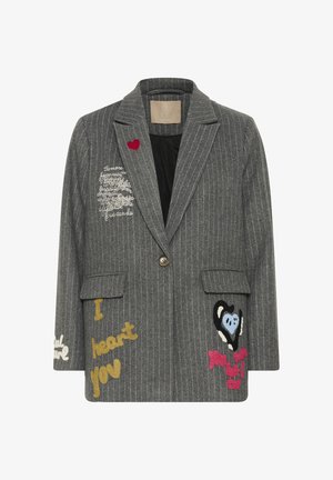 Culture, CUKAYLA BLAZER - Manteau classique - grey pinstripe