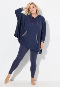 Ulla Popken RUNDUM-GUMMIBUND - Legíny - kalhoty  - dark violet