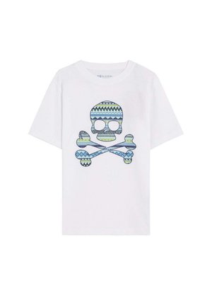 Scalpers, SCALPERS SCETNIC SKULL TEE KIDS - Camiseta estampada - white