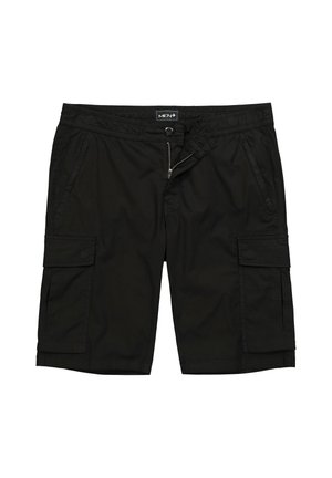 Men Plus, BERMUDA RELAXED, czarny