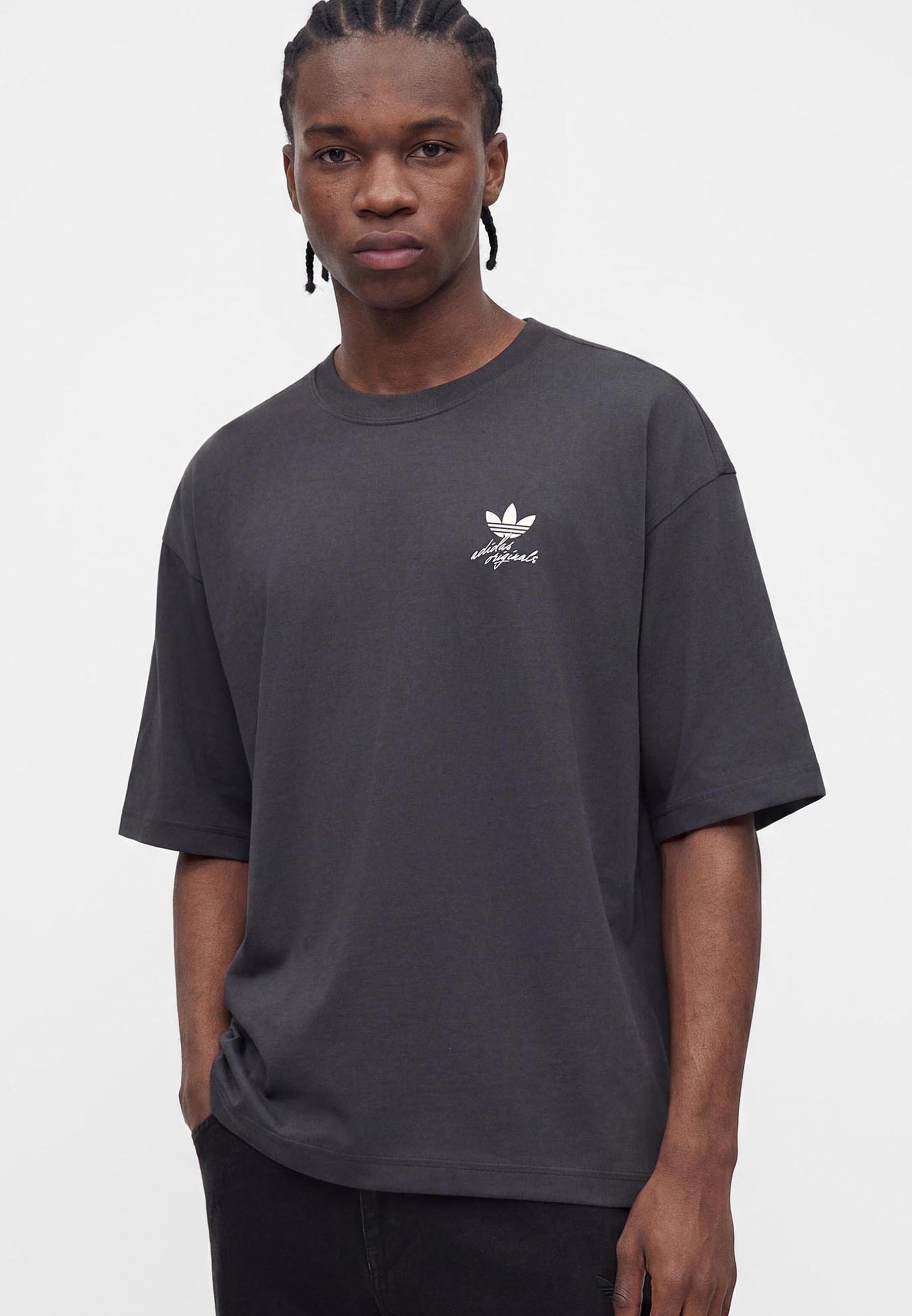 adidas Originals WHALE GRAPHIC TEE UNISEX - Print T-shirt - carbon