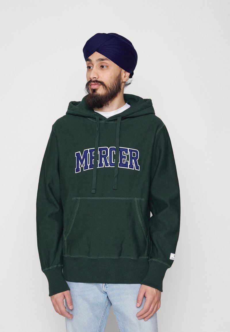 Mercer Amsterdam THE VARSITY HOODIE - Sweatshirt - dark green/dunkelgrün -  Zalando.at
