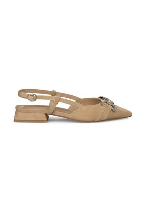 PLANO BRILLOS - Slingback ballerina´s - arena