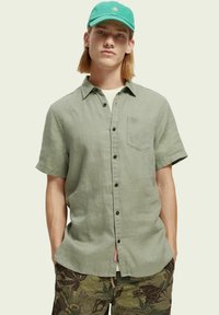 Scotch & Soda - SHORT-SLEEVED POCKETED - Srajca - army Miniaturna slika 1