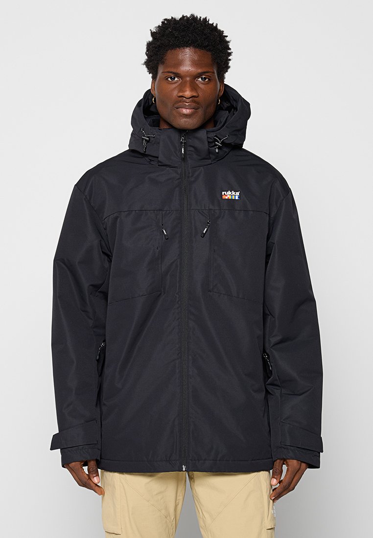RUKKA Outdoorjas zwart RUKKA Outdoorjas zwart