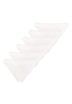 TANGA 6ER PACK GO CASUAL - String - silk white