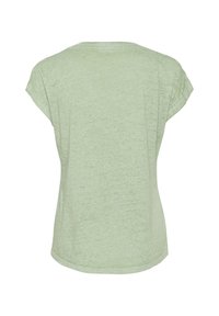 Kaffe LISA - Jednoduché tričko - granite green