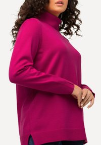 Ulla Popken ROLLKRAGEN BÜNDCHEN - Pullover - light heather