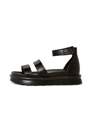 Cesare Gaspari Sandalias con plataforma - black