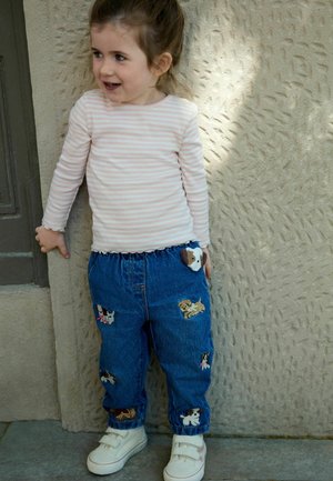 Next, REGULAR FIT - EMBROIDERED MOM JEANS - Trousers - dog