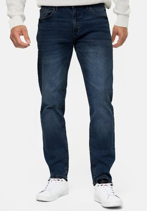 Slim fit jeans - dark-blue denim
