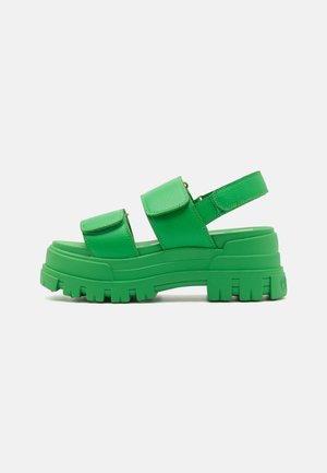 ASPHA  - Sandalen met plateauzool - green