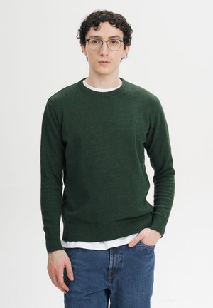 MELA, FEINSTRICK PULLOVER HIMAL - Pullover - deep forest melange