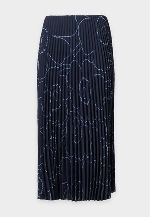 Marimekko, PII PIIRTO UNIKKO - Pencil skirt - dark blue/light blue