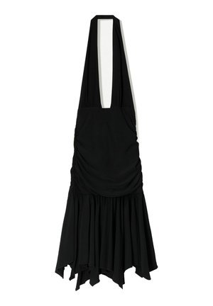 Bershka RUFFLES  - Day dress - black