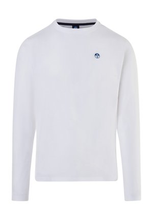 North Sails, LANGARM-T-SHIRT MIT LOGO-AUFNÄHER - Maglietta a manica lunga - weiss