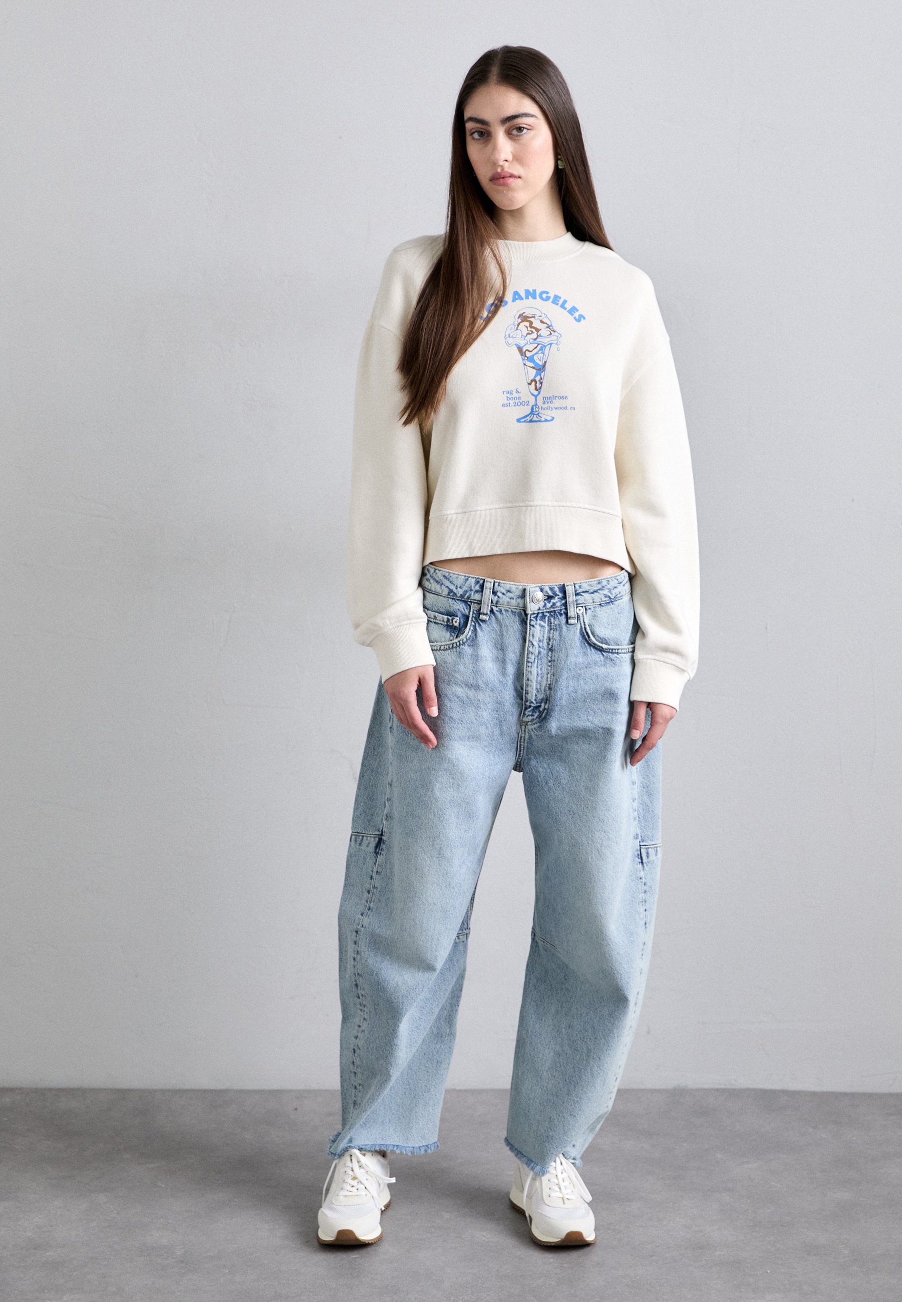rag & bone CHARLIE HIGH RISE BARREL - Relaxed fit jeans